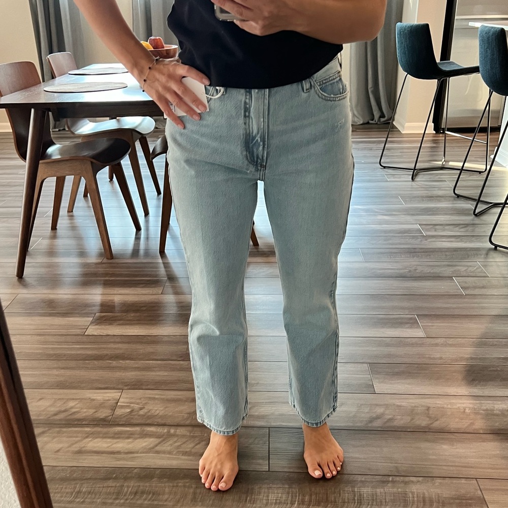 Frame bootcut cropped jeans size 27